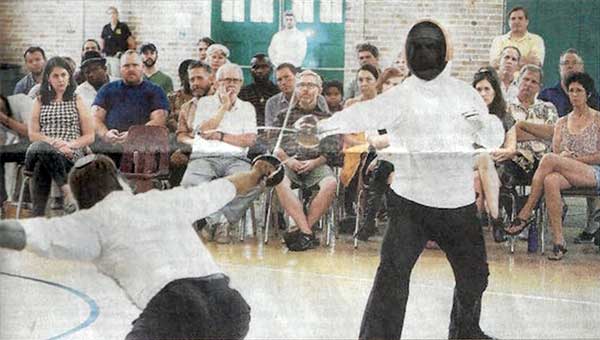 Fencing exhibition brings slice of New Orleans history to life